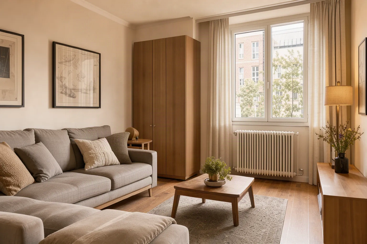 Appartement parisien après isolation phonique des cloisons
